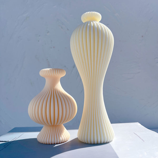 Ribbed Vase – Madame Bougie Supplies