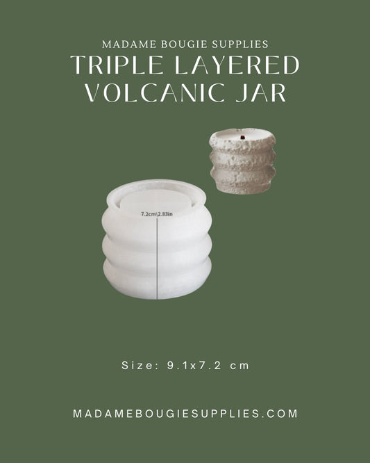 Triple Layered Volcanic Jar