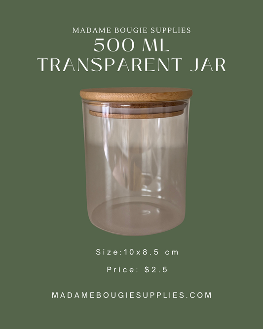 500 mL Transparent jar