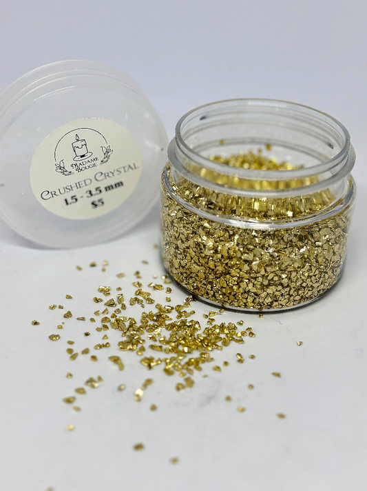 Golden Yellow Large Crushed Crystals