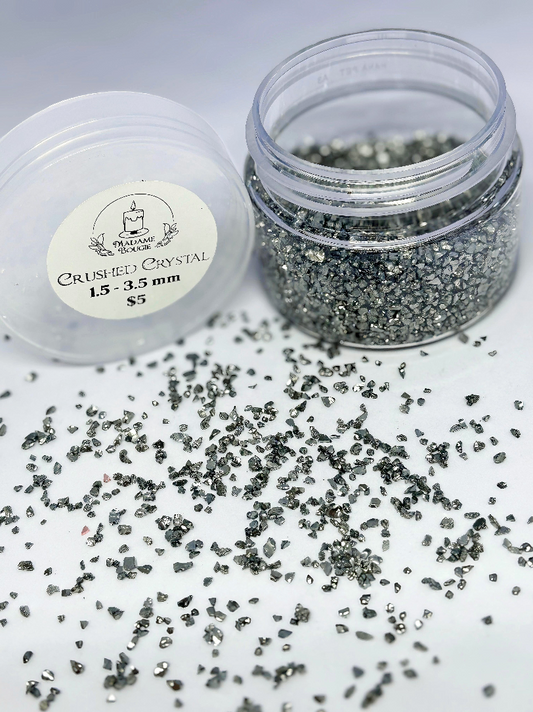 Dark Silver Small Crushed Crystals