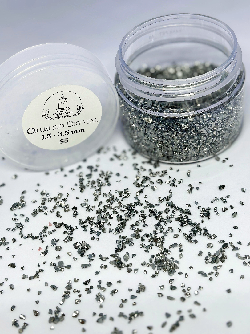 Dark Silver Large Crushed Crystals