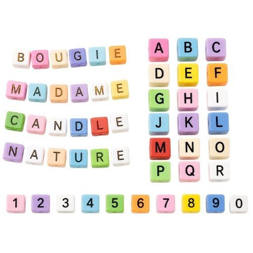 Cube Letters And Numbers