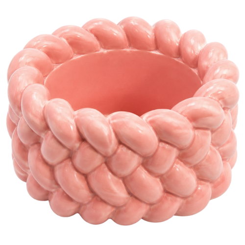 Round Knitted Pot