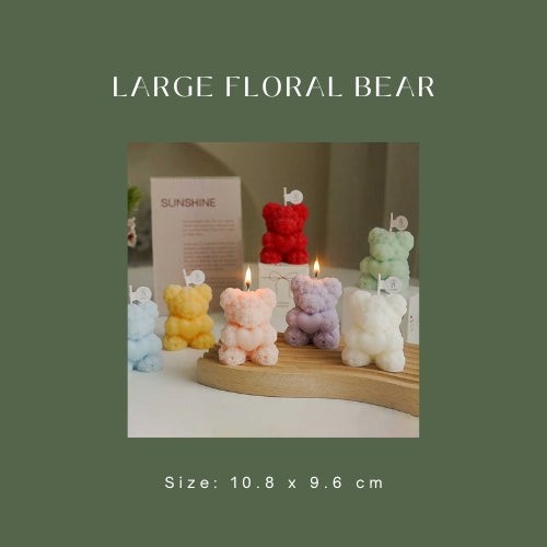 Large Floral Bear