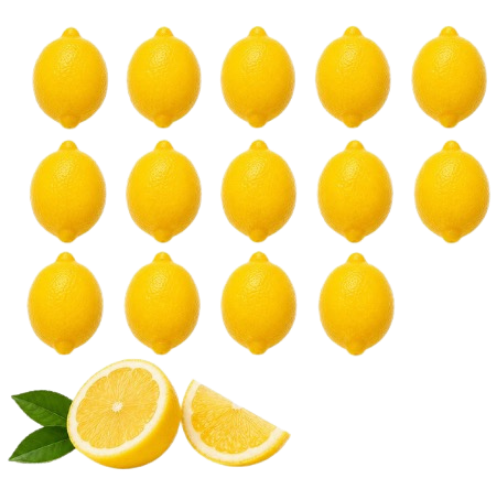 Half Lemons 15 Cavities