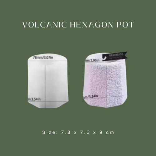 Volcanic Hexagon Pot