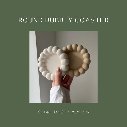 Round Bubbly Coaster
