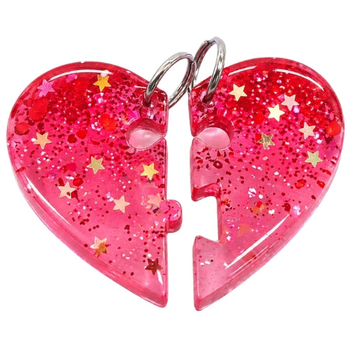 Half Heart Key Chain