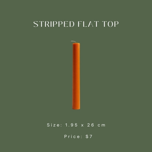 Stripped Flat Top Chandelier