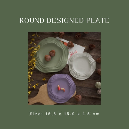 Round Designed Plate