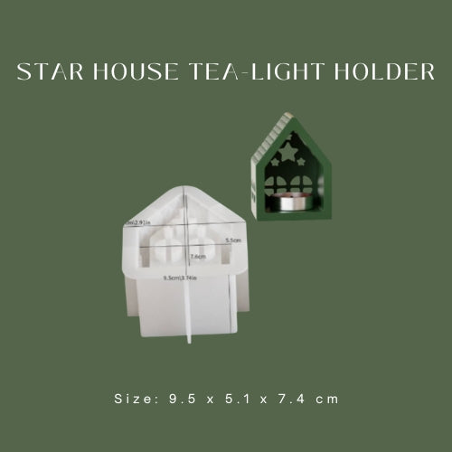 Star House Tea-light Holder