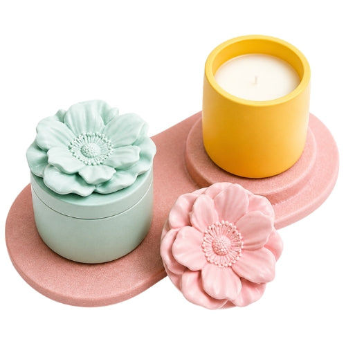 Flower Lid Jar