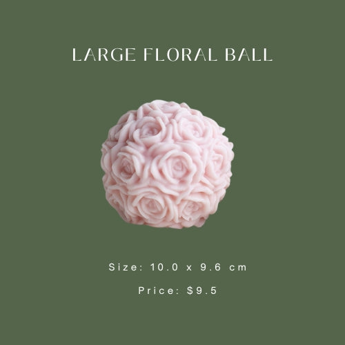 Large Floral Ball