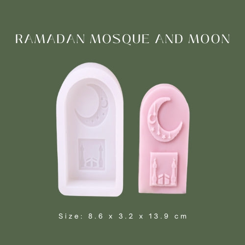 Ramadan Mosque and Moon