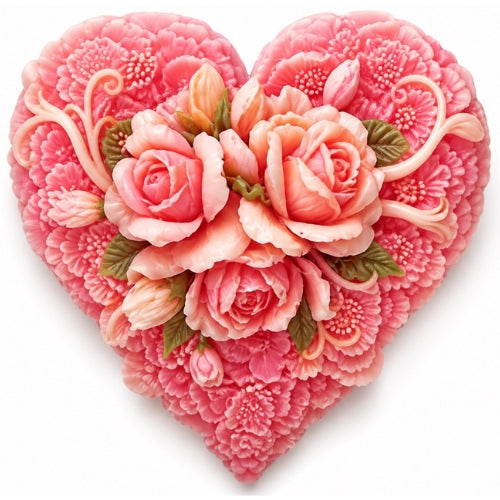 Flowers Heart (Large)