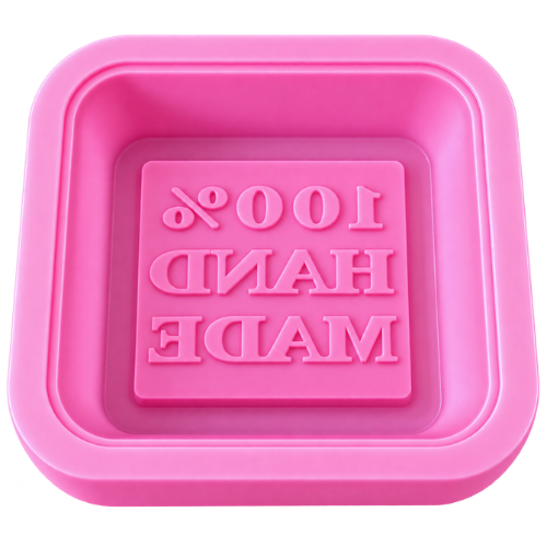 100% Handmade Square Silicone Mold – 1 Cavity (JA)