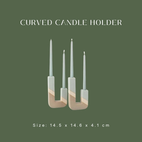 Curved Candle Holder