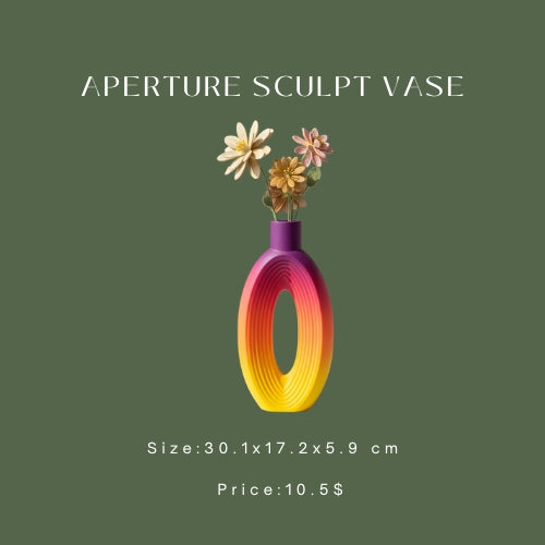 Aperture Sculpt Vase