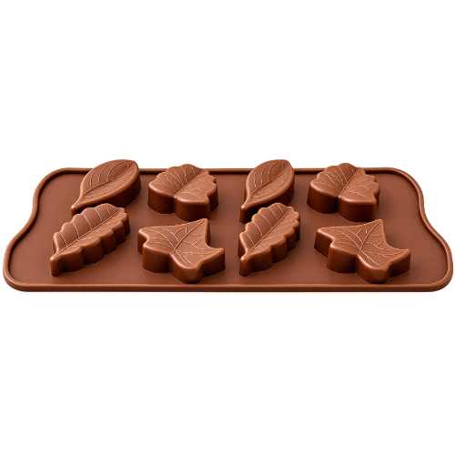Autumn Leaves Silicone Mold – 8 Cavities