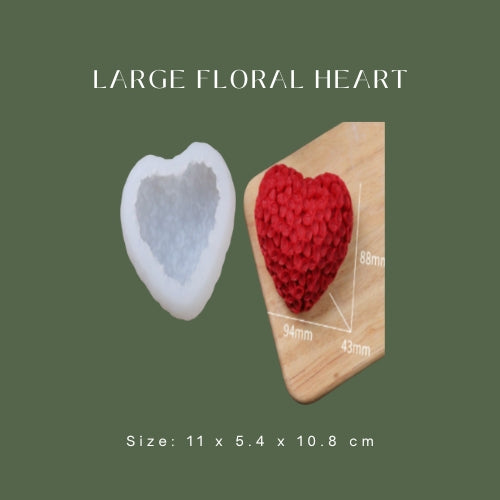 Large Floral Heart