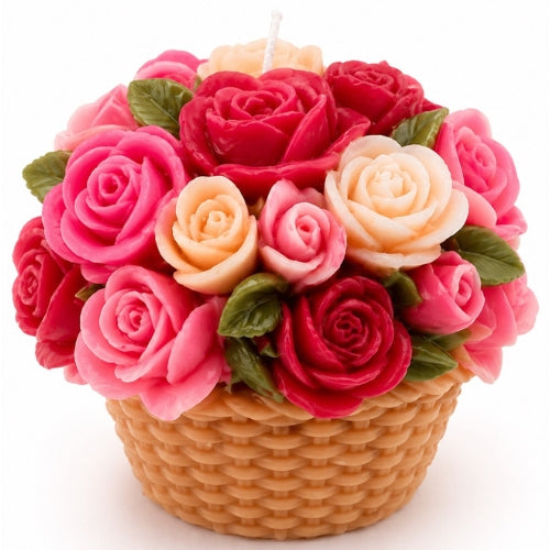 Rose Bouquet Basket
