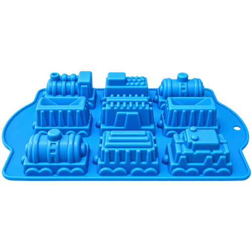 Christmas Train Silicone Mold – 9 Cavities
