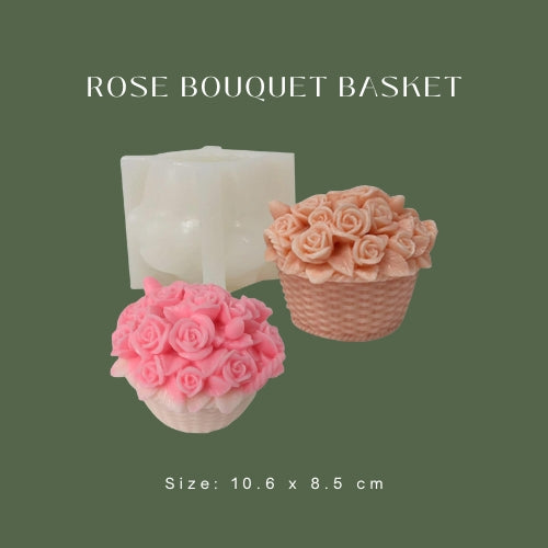 Rose Bouquet Basket