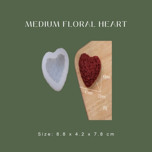Medium Floral Heart
