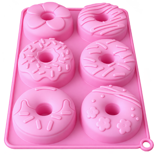 Donuts Silicone Mold – 6 Cavities (JA)