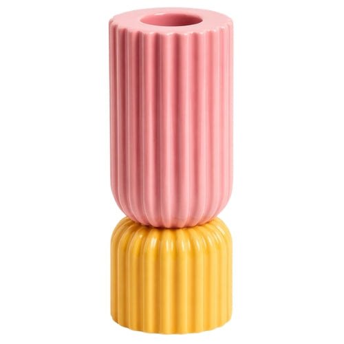 Thin Stripped Pillar Holder
